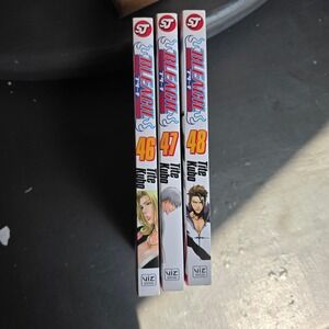 Bleach Manga Volumes 46 47 48 Tite Kubo Shonen Jump VIZ Media English Paperback